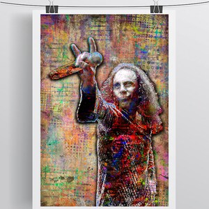 Ronnie James Dio Print, Ronnie James Dio Artwork, Ronnie James Dio Tribute Art, Ronnie James Dio Poster for Dio Fans image 2