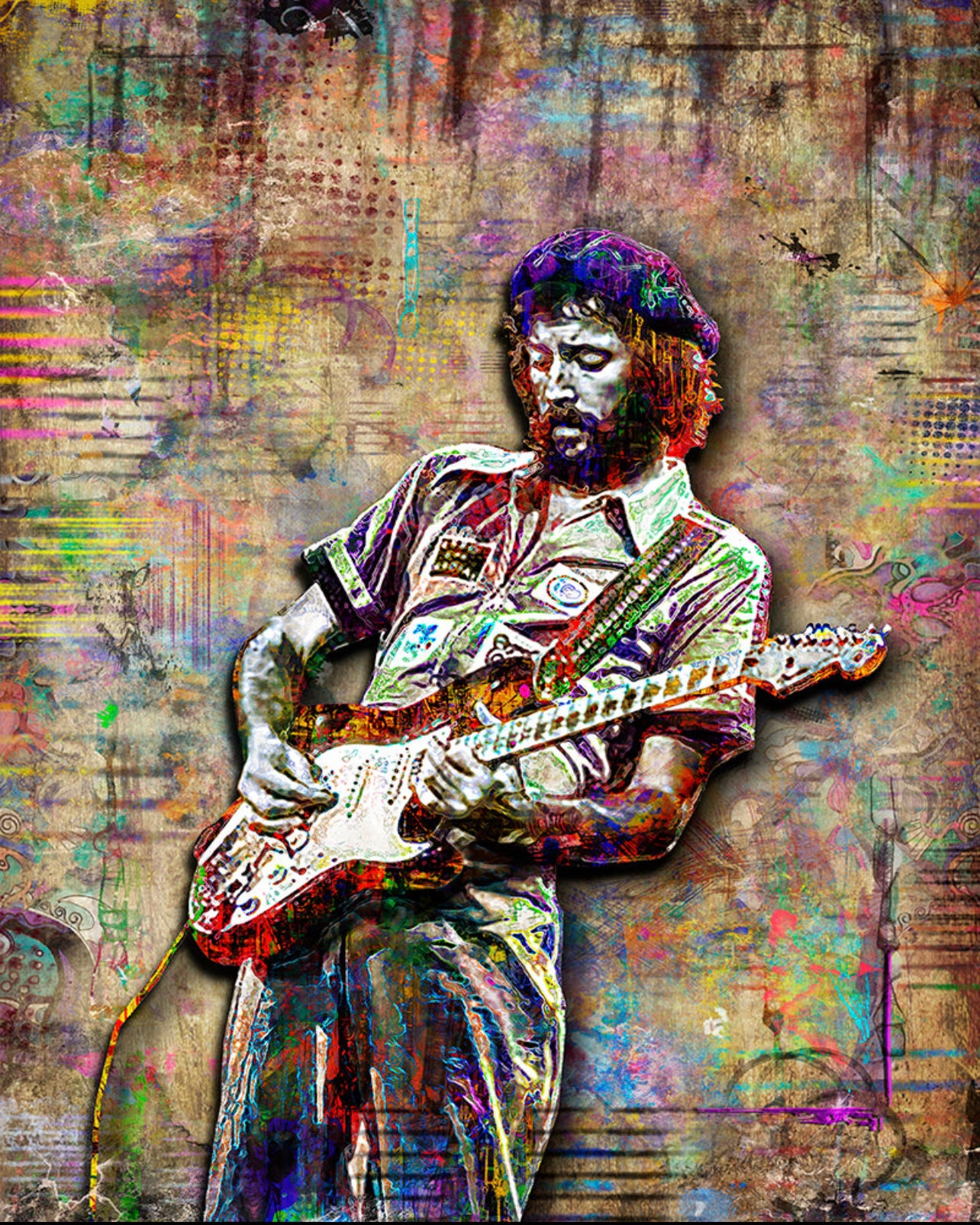 Eric Clapton Poster Eric Clapton Art Eric Clapton Artwork Etsy Australia