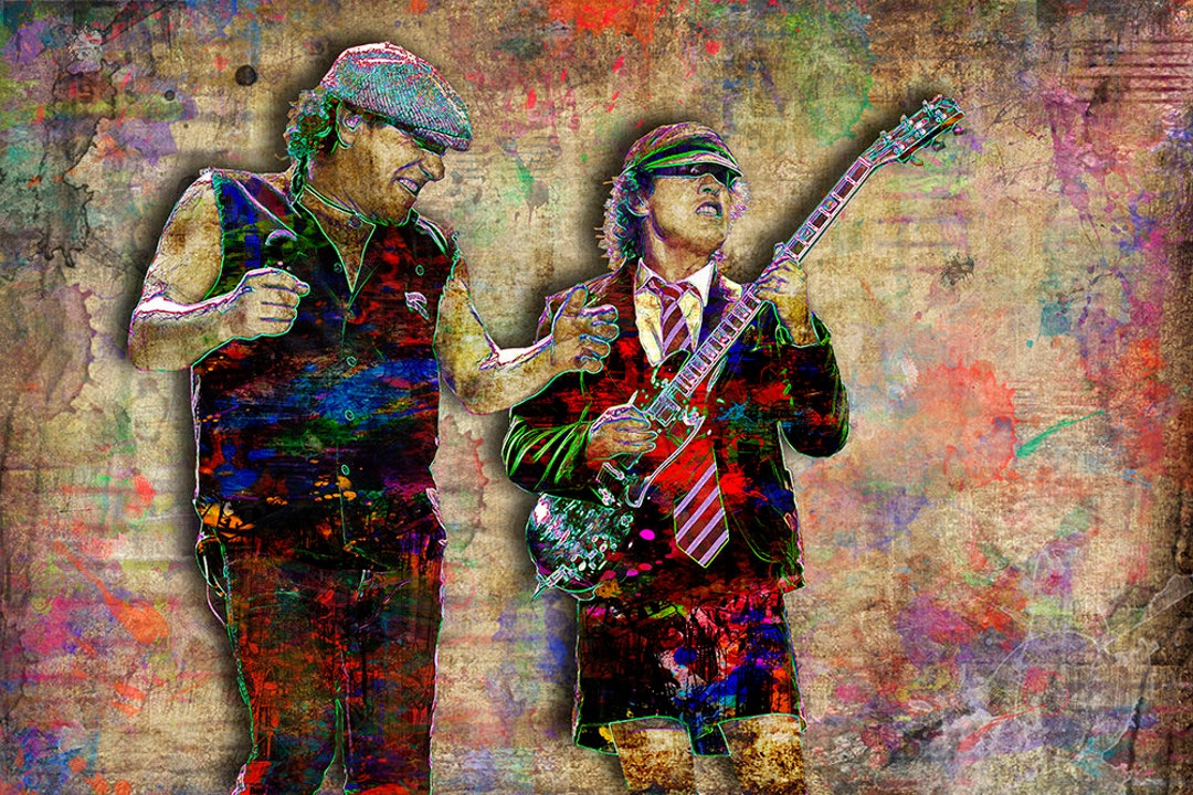 ACDC Print, ACDC Artwork, ACDC Poster for Fans - Etsy Australia