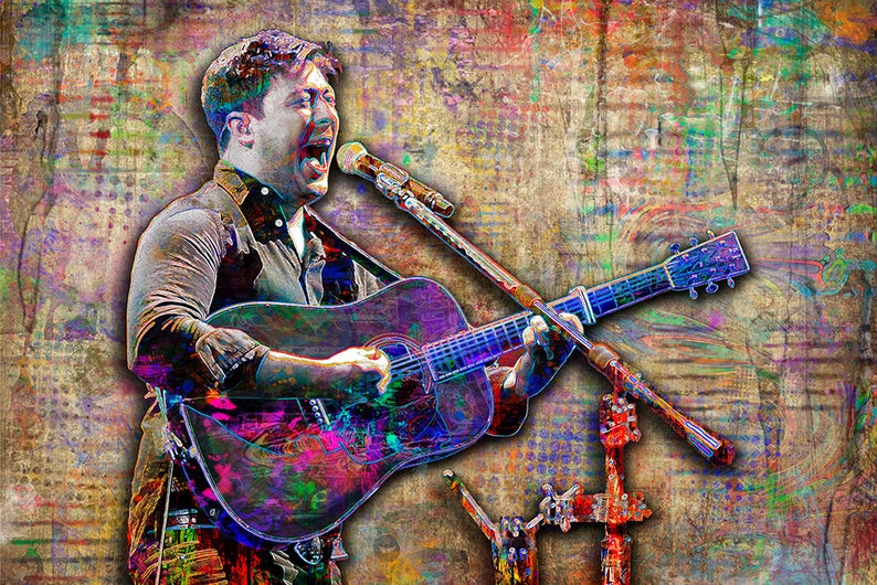 Marcus Mumford Print Marcus Mumford Artwork Marcus Mumford - Etsy