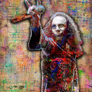 Ronnie James Dio Print, Ronnie James Dio Artwork, Ronnie James Dio Tribute Art, Ronnie James Dio Poster for Dio Fans image 3