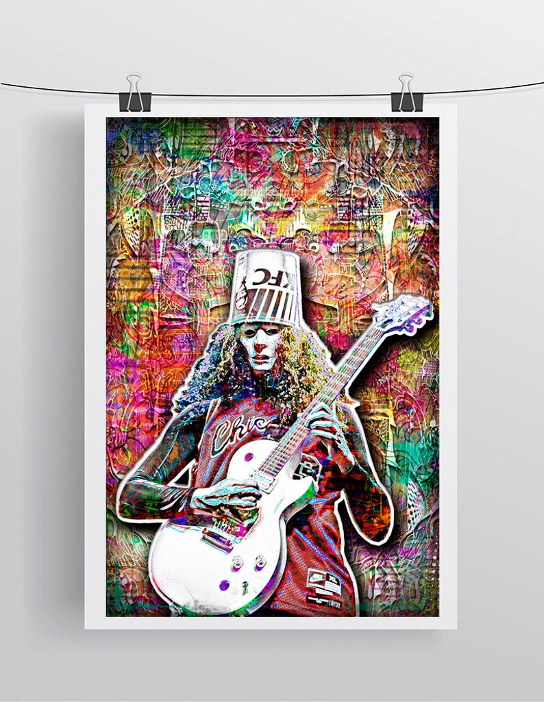 Buckethead Poster Buckethead Artwork Buckethead Art | Etsy