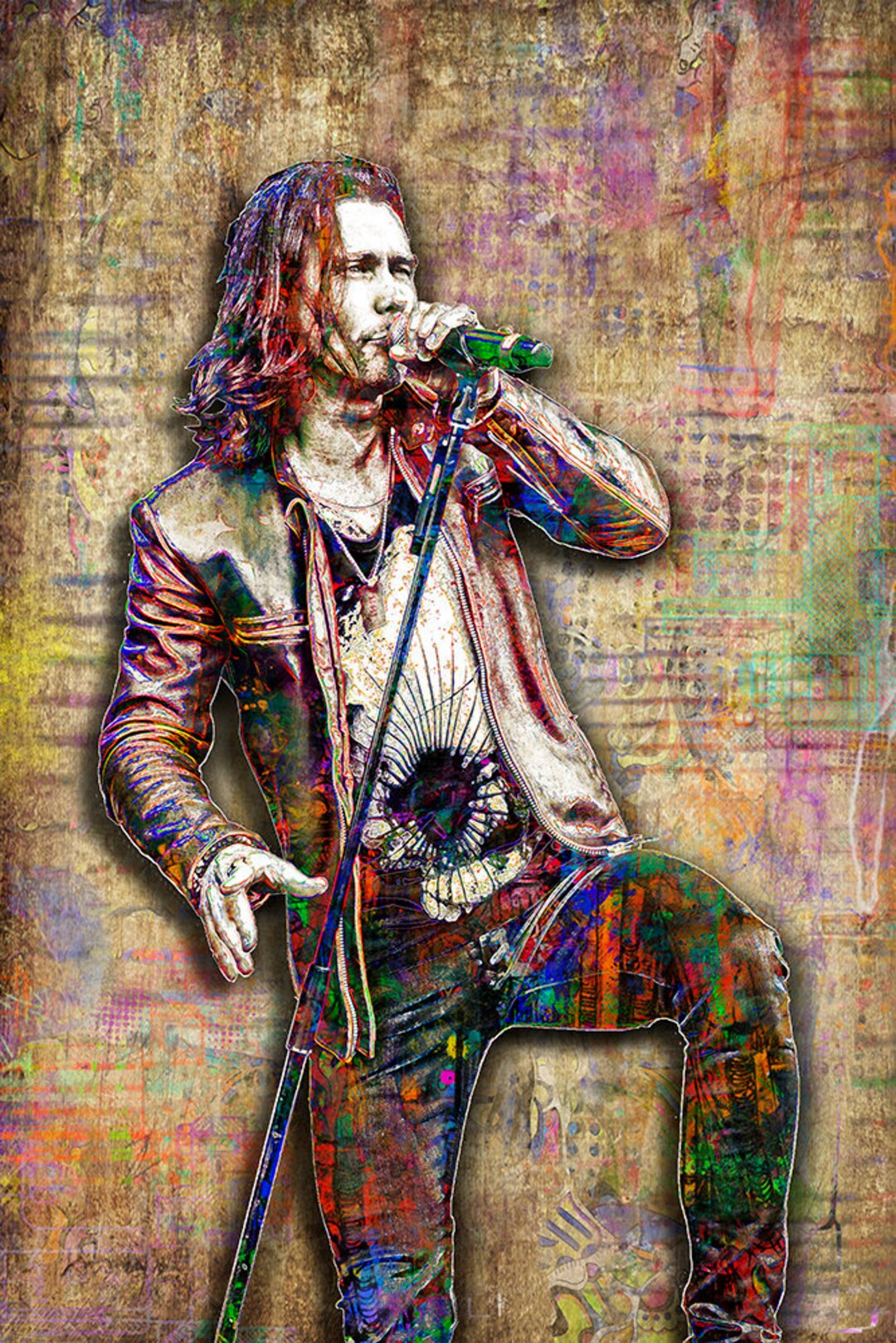 Myles Kennedy Print, Myles Kennedy Artwork, Myles Kennedy Art, Myles