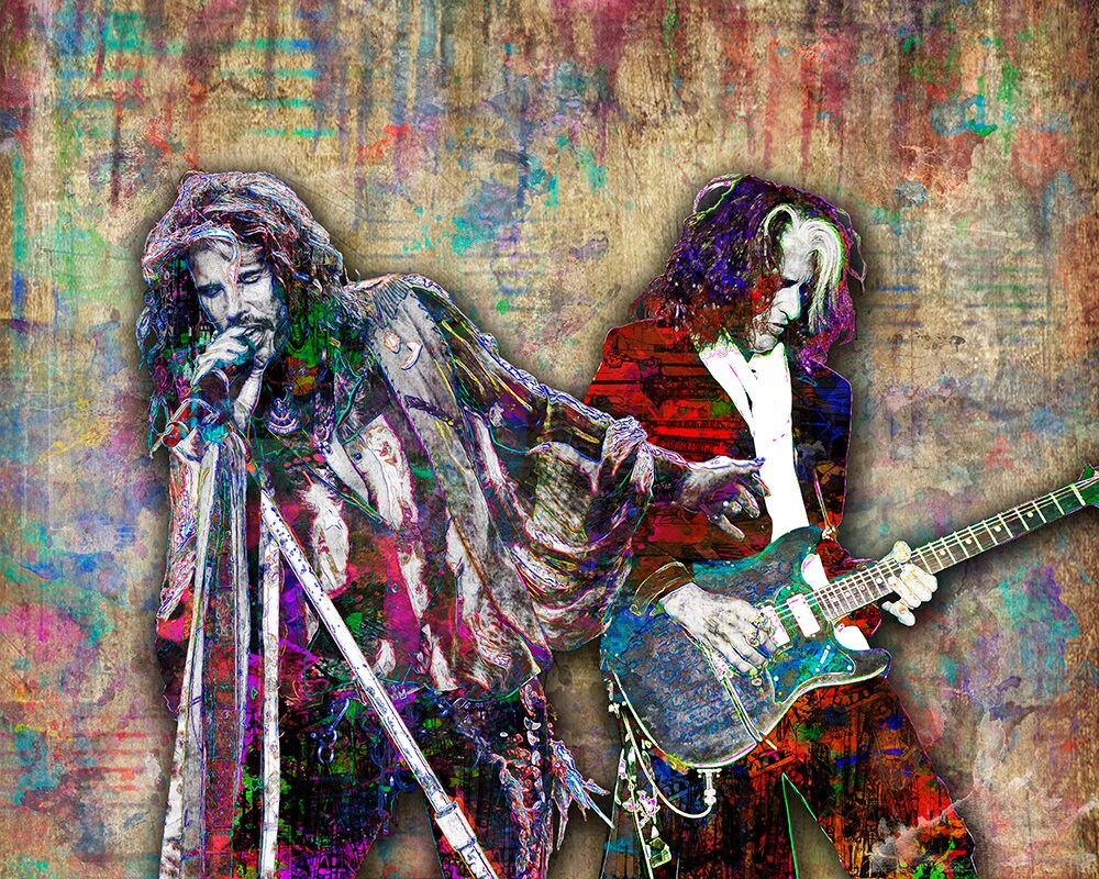 Aerosmith Print Aerosmith Artwork Aerosmith Art Aerosmith - Etsy
