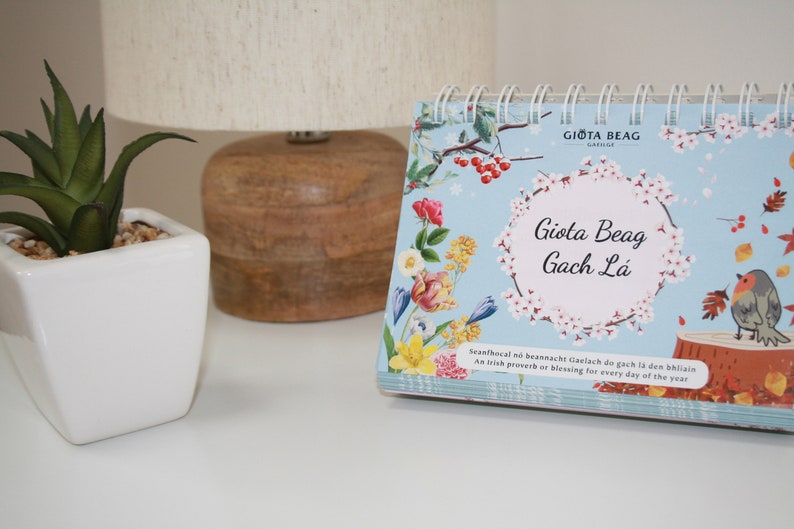 Féilire Deisce as Gaeilge / Desk Calendar in Irish Etsy