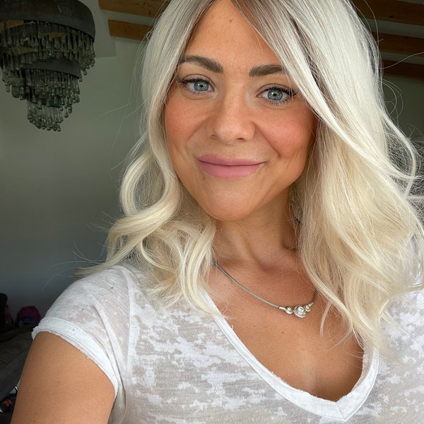 Peluca Morena larga, Rizada, Peluca Ocologia , Corto resistente a calor, pelo sintetico