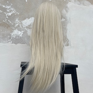 Half wigs platinum blonde 2025