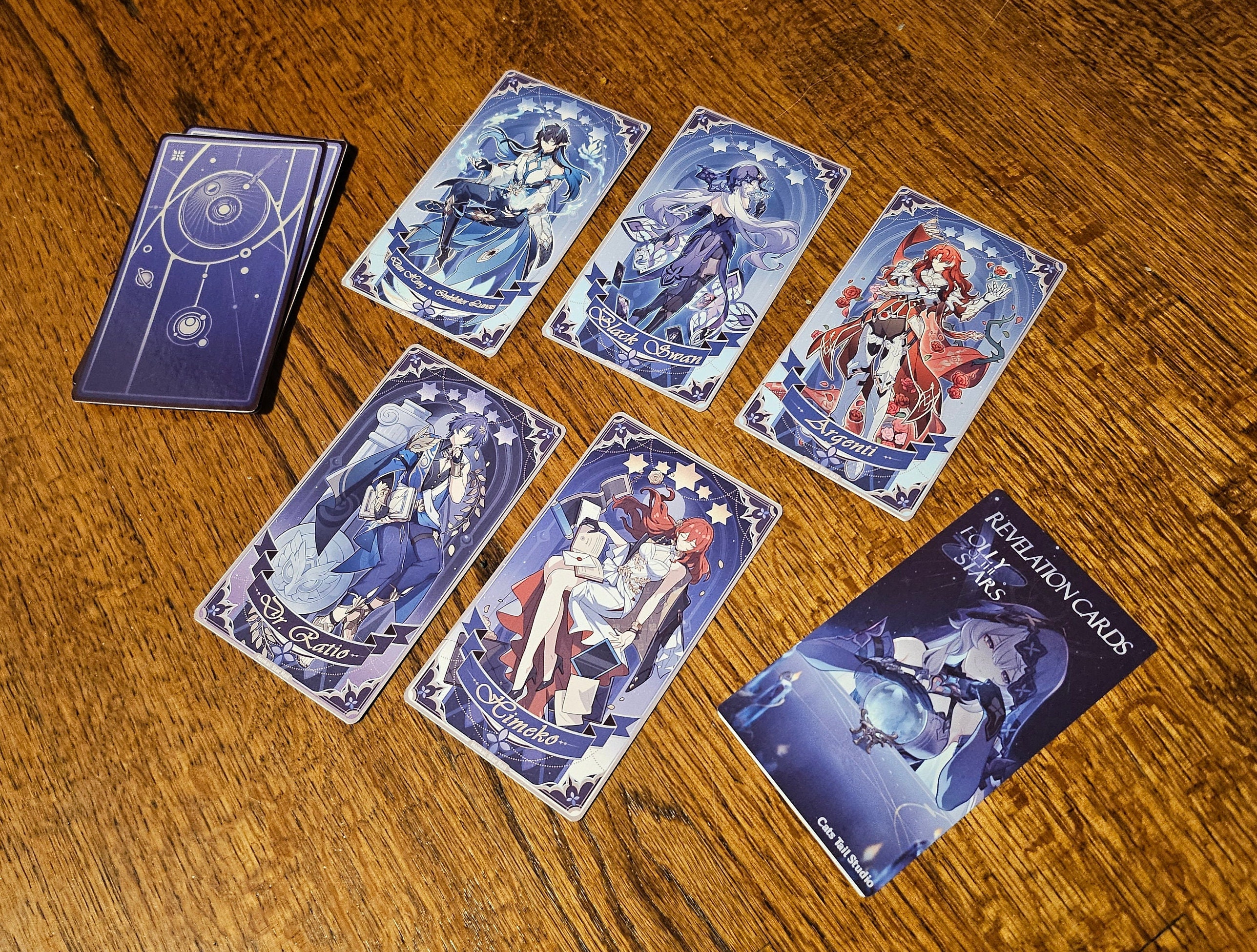 hsr holographic cards Amazon.com: Honkai Star Rail Tarot Cards Set : Office Products main image 0