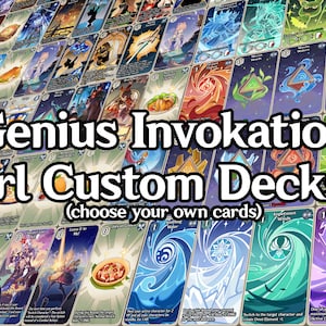 Genshin Impact Genius Invokation TCG // Creador de mazos personalizado