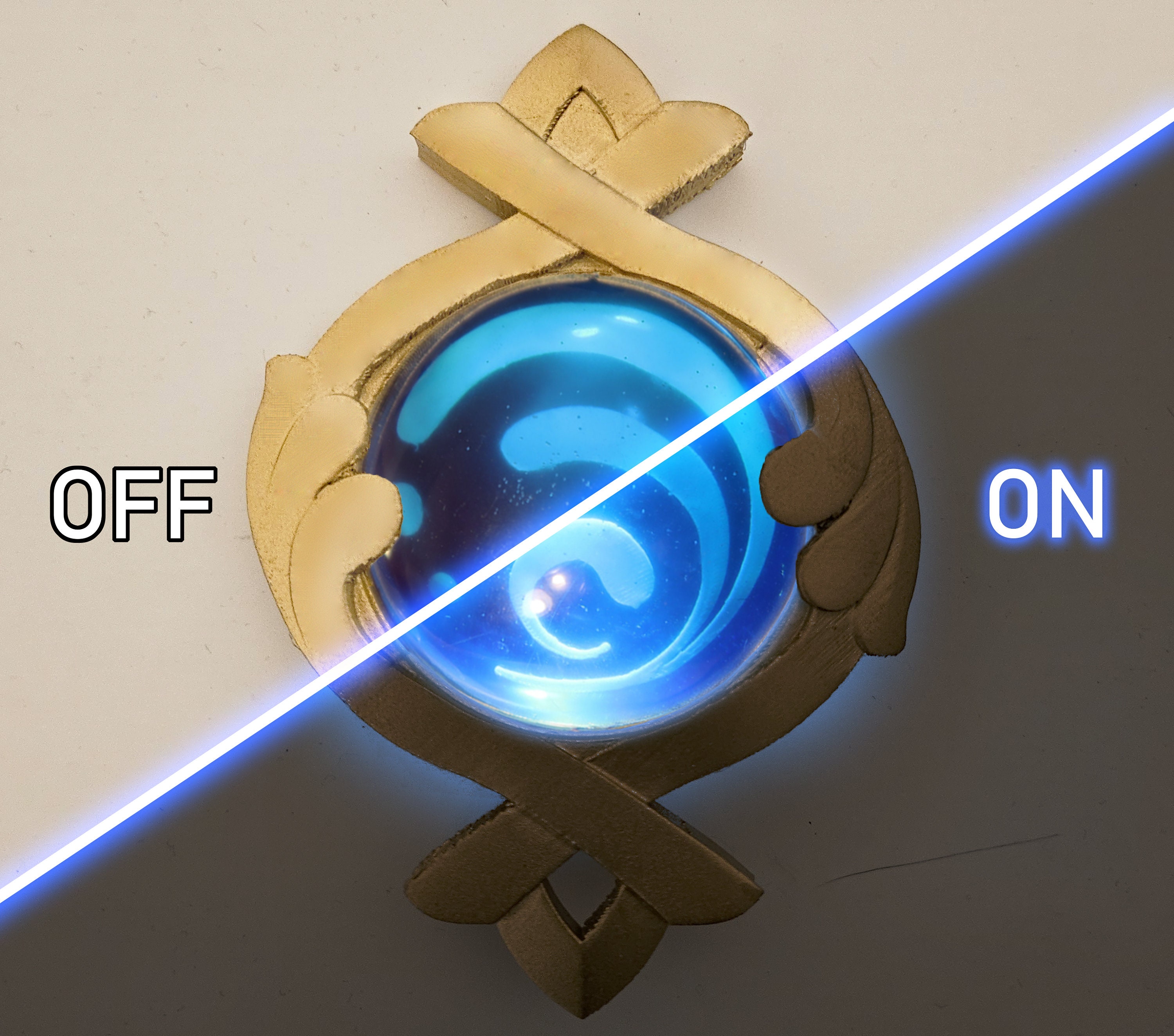 Genshin Impact || Fontaine LED Vision (pneuma) - Etsy