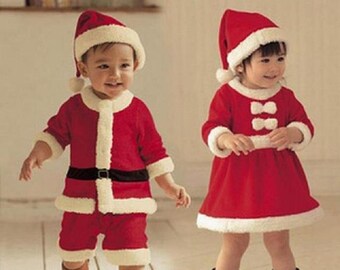 christmas santa dress for baby boy