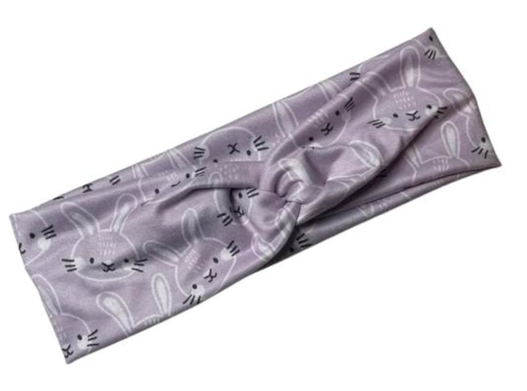 Purple Easter Bunny, Boho Twist Headband, Handmade Hair  display picture 1
