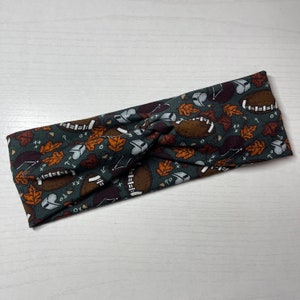 Football gameday, twist headband, nurse headband, adult turban, headbands for women, cute headband, stretchy, chunky, boho, comfortable