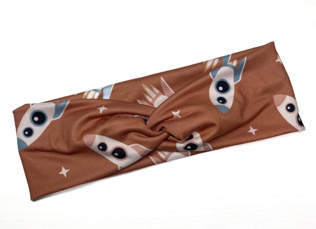 Rocket Ship Twist Headband: Boho Turban Style Knit Headband - Etsy