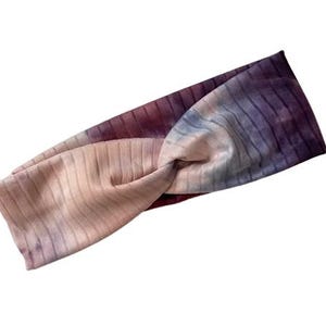 Northen light tie dye, twist headband, nurse headband, adult turban, headbands for women, cute headband, stretchy, chunky, boho, comfortable