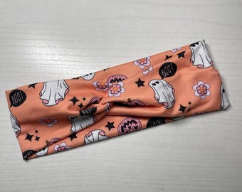 Set Fasce E Scrunchie Arancioni Per Halloween E Autunno: Accessori Capelli Per Donne E Ragazze