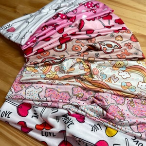 Valentines Headbands, twist headband, nurse headband, adult turban, headbands for women, cute headband, stretchy, chunky, boho, comfortable