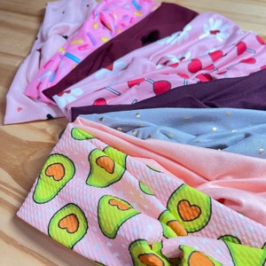 Valentines Headband, twist headband, nurse headband, adult turban, headbands for women, cute headband, stretchy, chunky, boho, comfortable