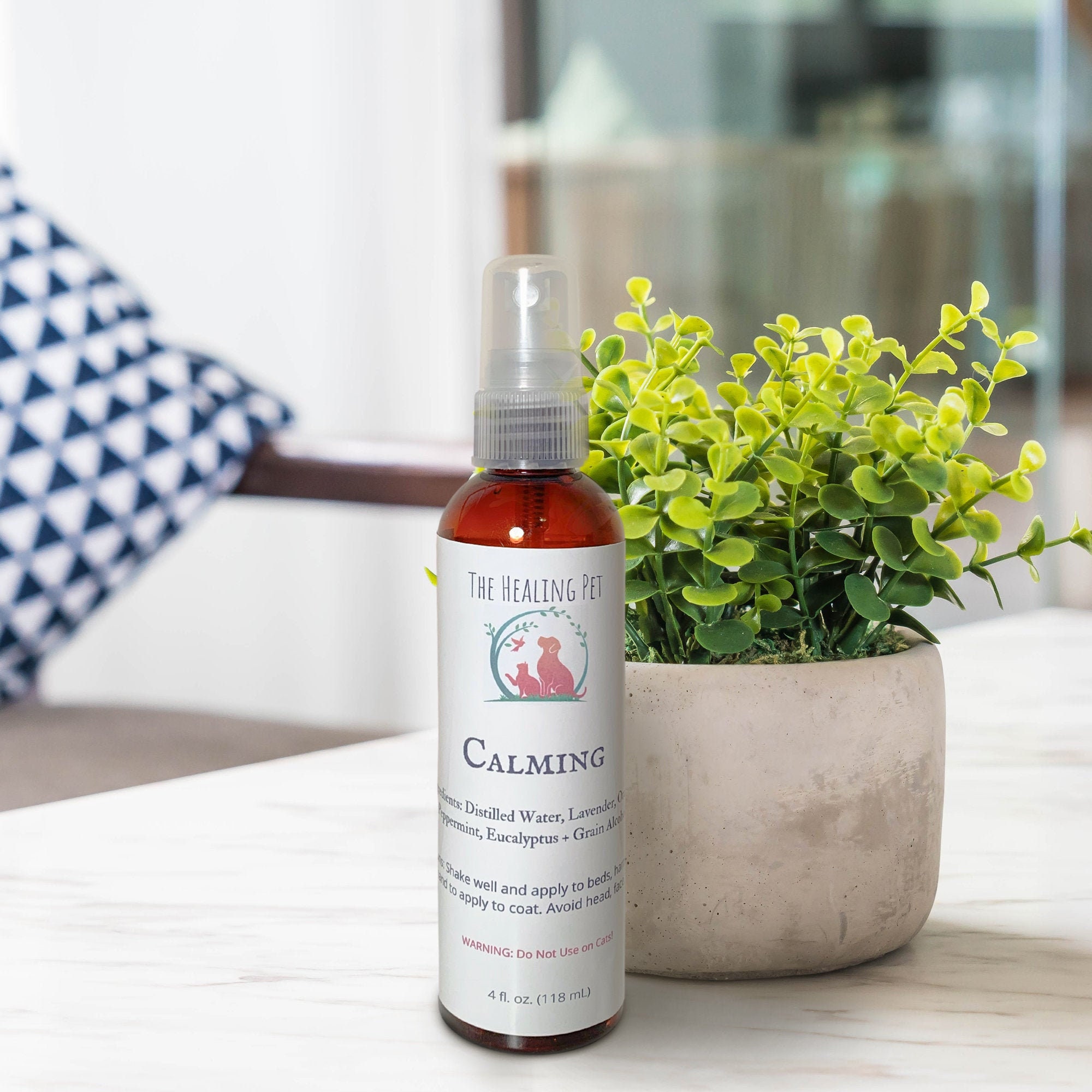 All Natural Calming Spray 4 oz. For Dogs Only Etsy