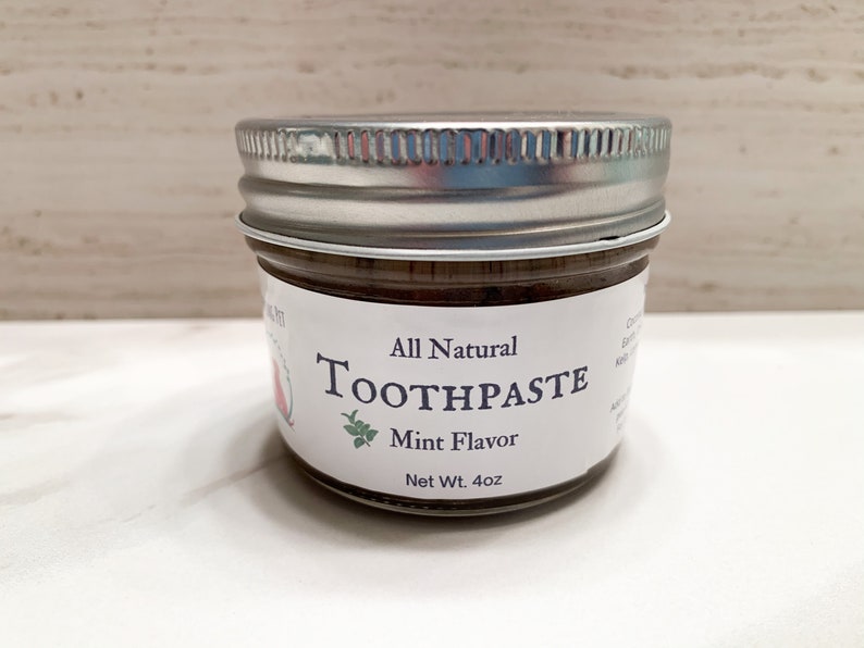 All Natural Dog Toothpaste 4oz. Coconut Oil Based Oral Etsy