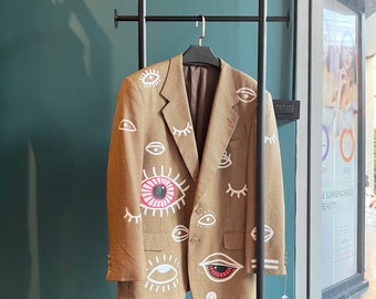 Hand painted blazer