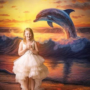 Dolphin Digital Background