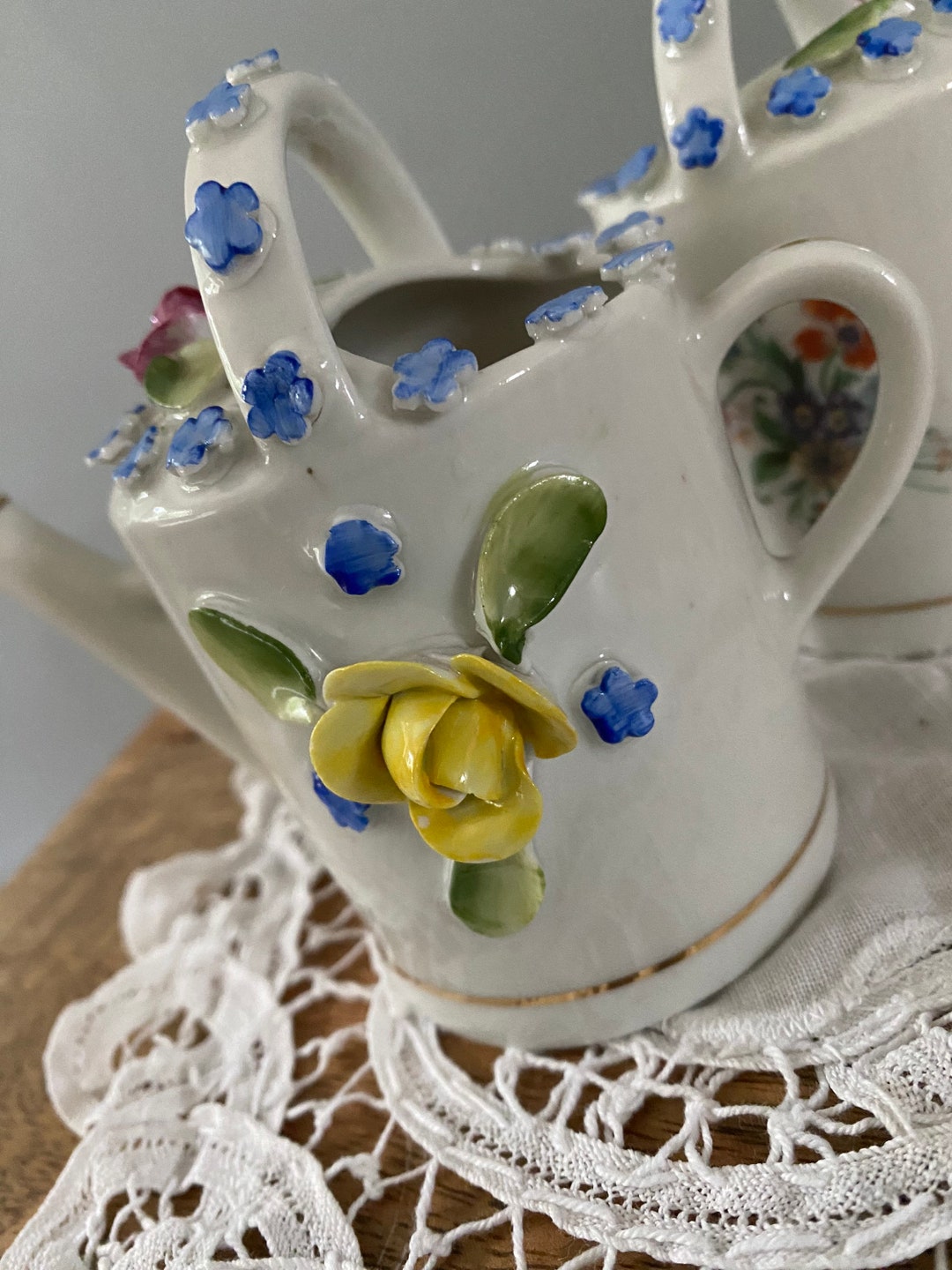 German Bone China Watering Cans Etsy UK