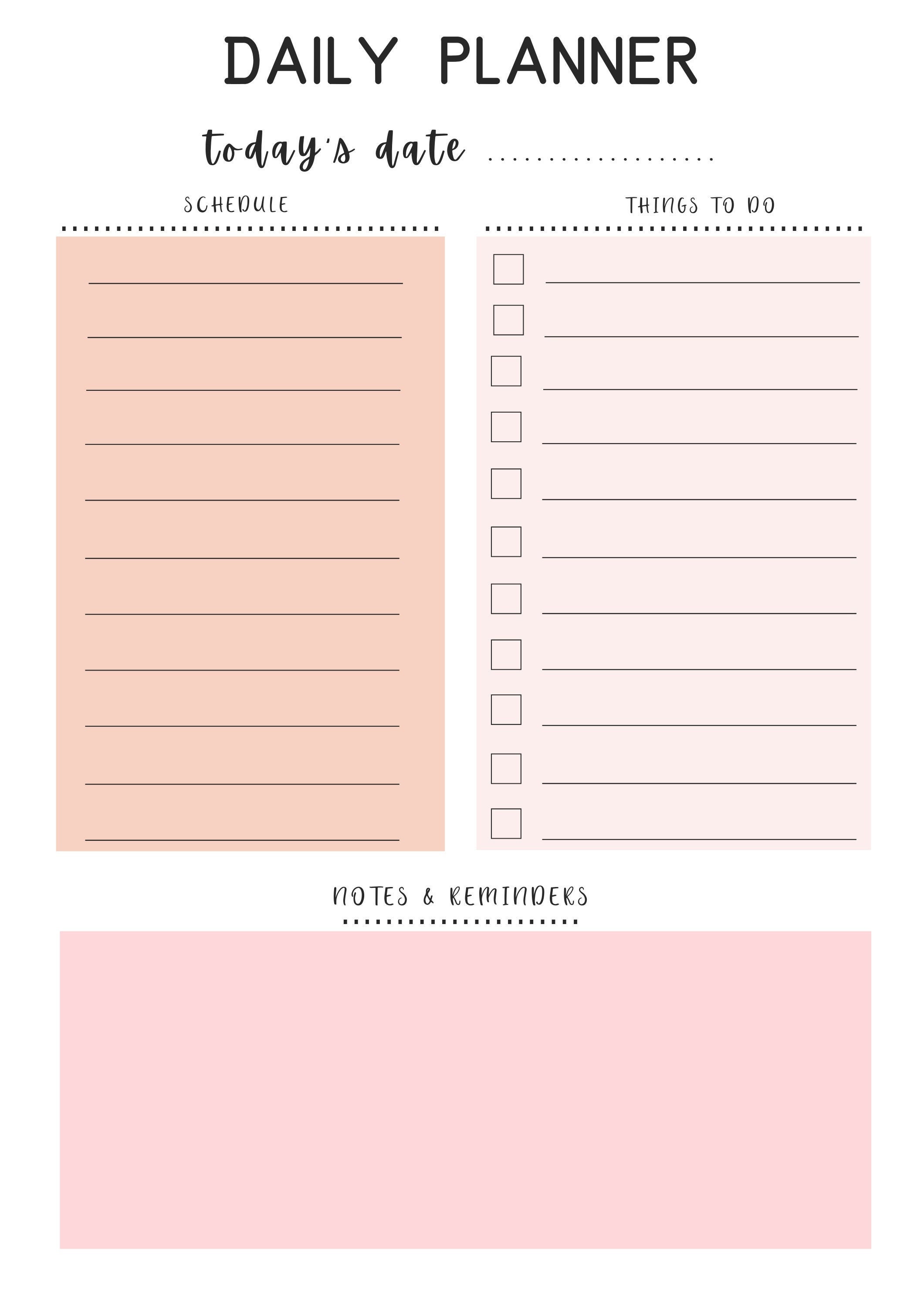 Printible Planner Bundle - Etsy