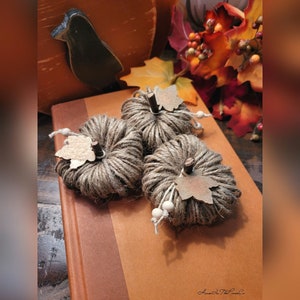 Fall Pumpkin Decor, Farmhouse Pumpkins Set, Thanksgiving Home Decor, Jute Wrapped Pumpkins, Fall Tiered Tray, Thanksgiving, Fall Pumpkins