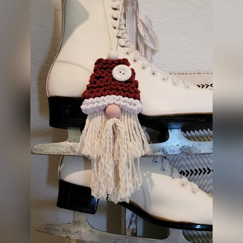 Holiday Seasonal Gnome SET Macrame Gnome Decor Winter Gnome Etsy