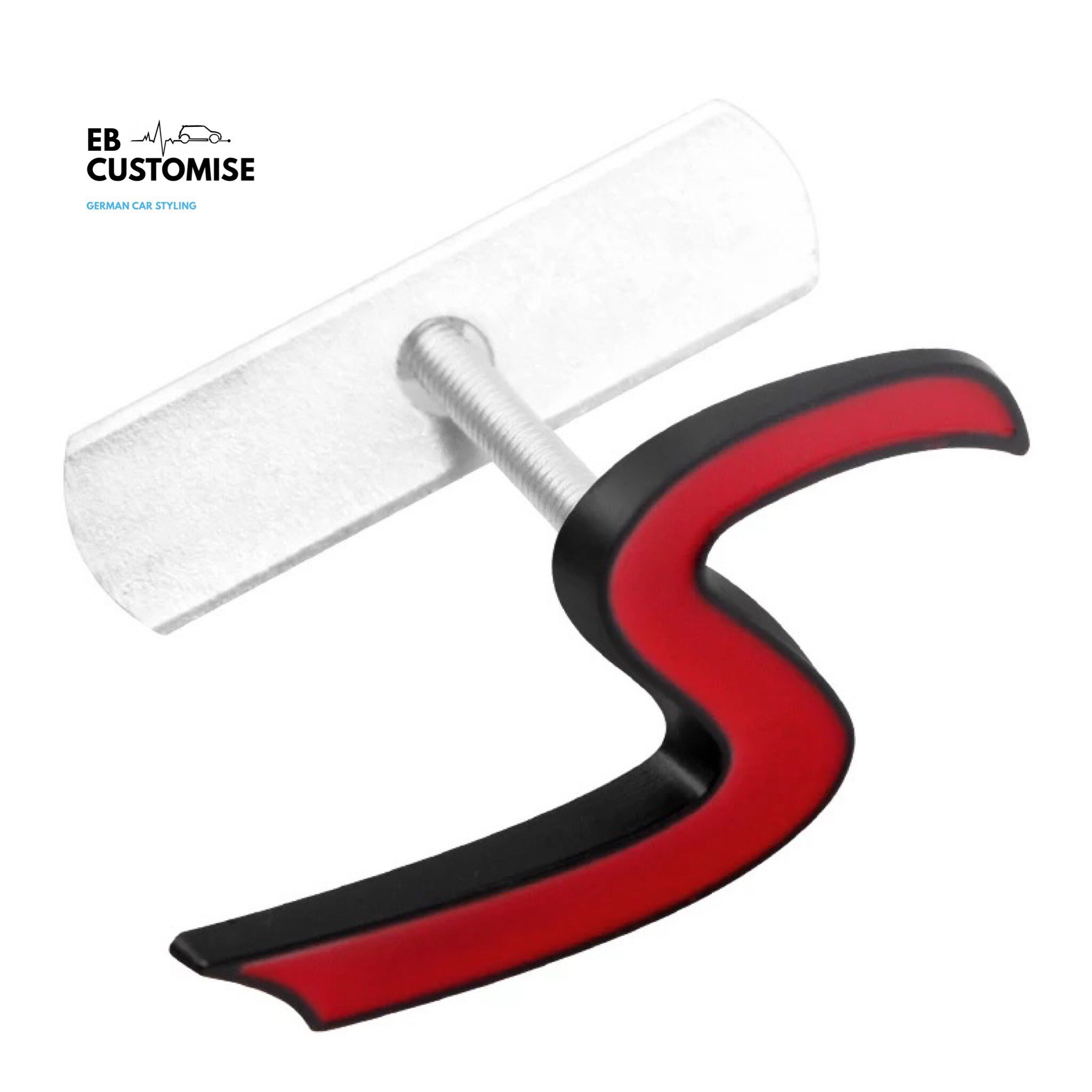 MINI Cooper S Front Grille Badge Red & Black R53 R56 Gen 1 Gen Etsy