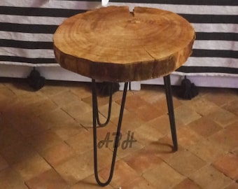 coffee table in natural wood