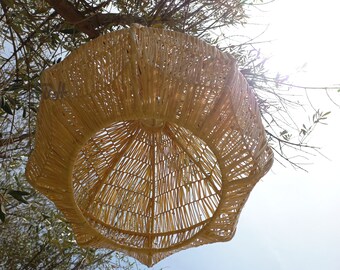 moroccan pendant lamps,handmade lamp, raffia lamp, art deco lamp.