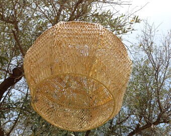 moroccan pendant lamps,handmade lamp, raffia lamp, art deco lamp.