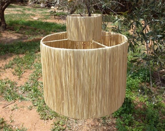 raffia pendant light