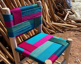 handmade wood bar stool