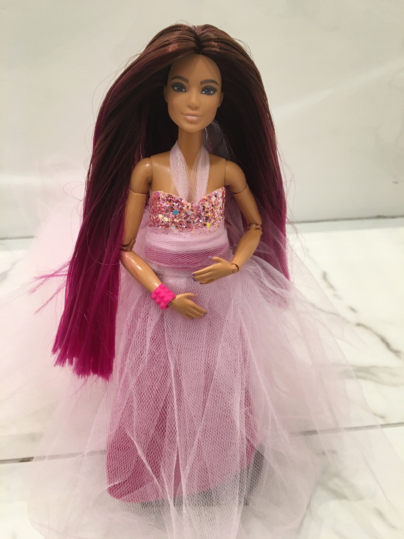 Mise ?� niveau des cheveux pour poup?�e Barbie personnalis?�e | Etsy