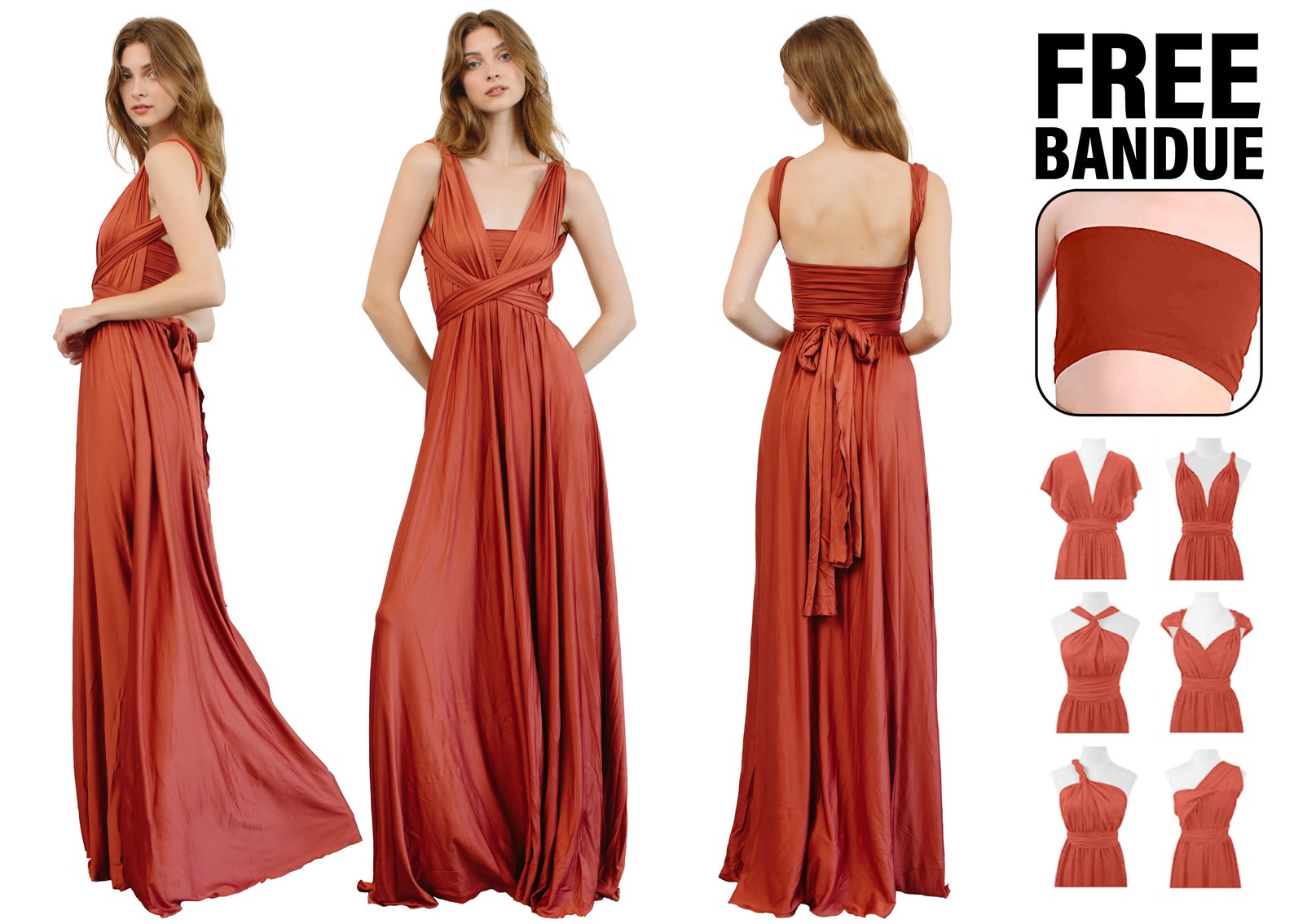 Fall Bridesmaid Dress Burnt Orange Dress / Mustard Dress / Etsy