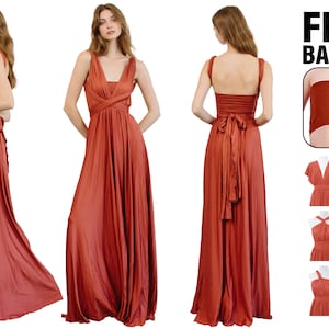 Multiway Wrap Convertible Boho Maxi Dress