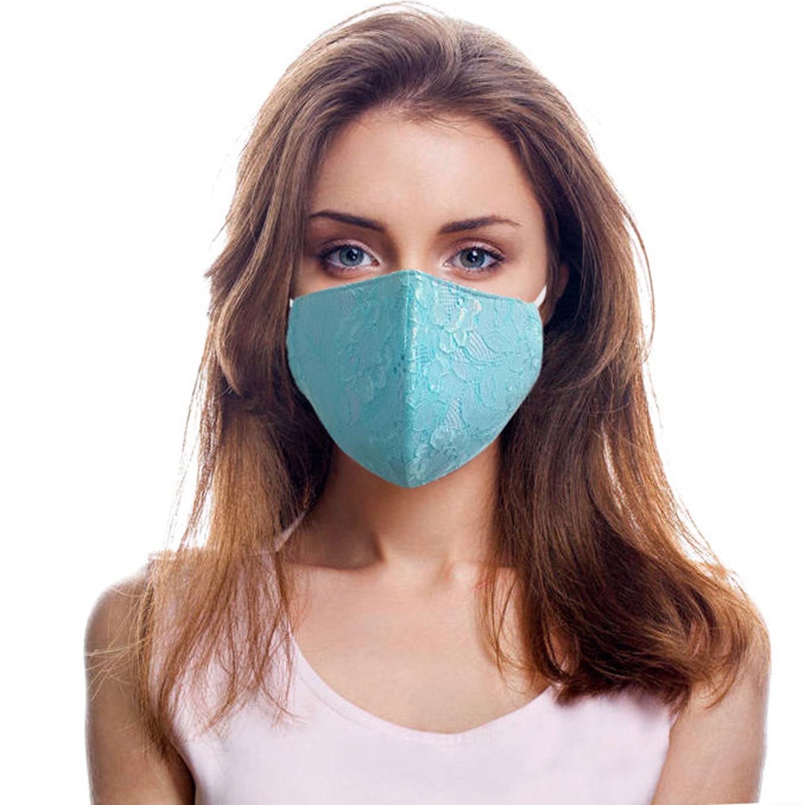 Navy Lace Wedding Face Masks Bridal Face Masks Black Lace Etsy