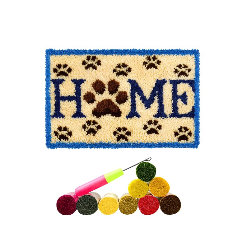 Latch Hook Rug Kits Home Latch Hook Craft Kits for Adults Etsy