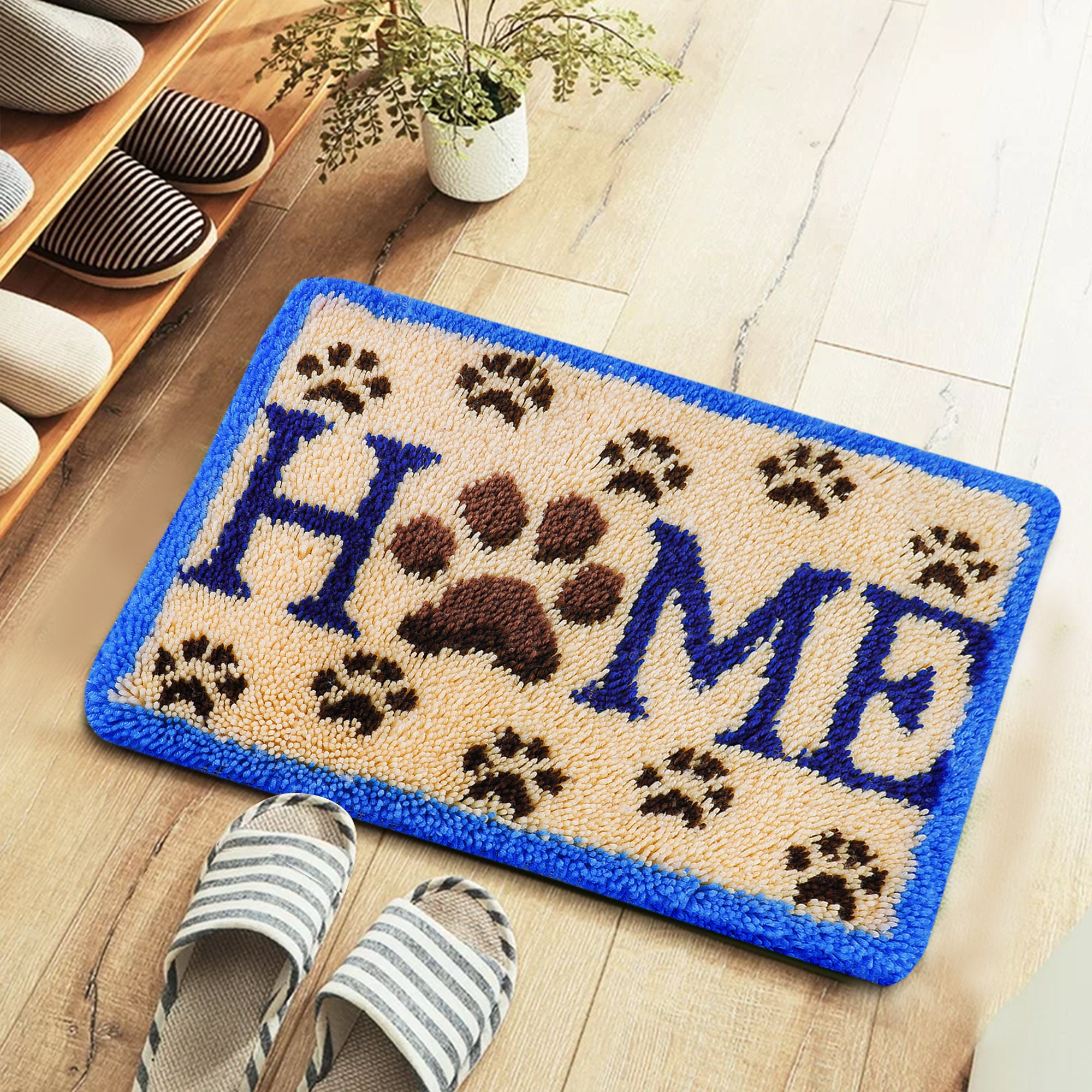 Preprinted Pattern Latch Hook Kits Rug Making Kit Etsy