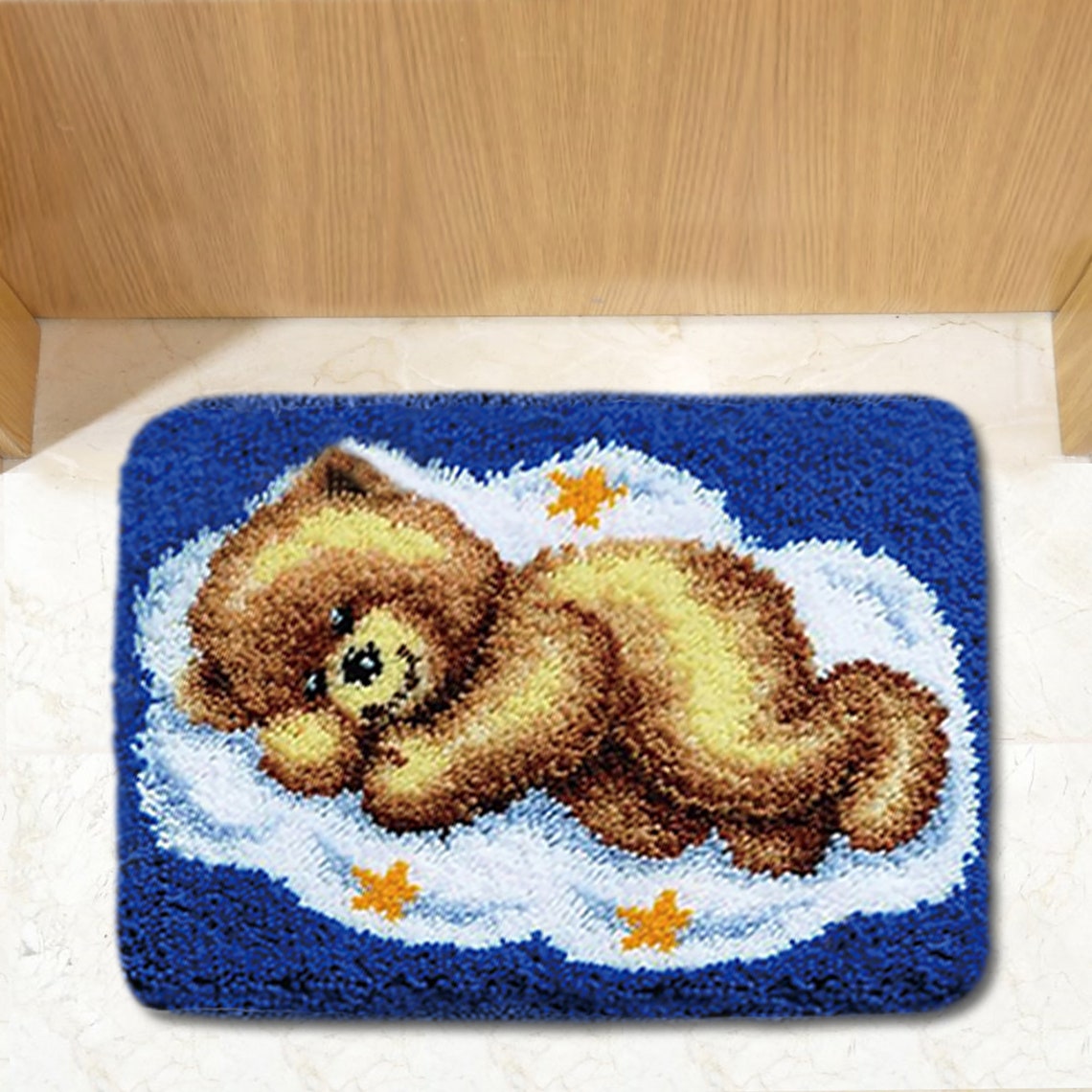Latch Hook Rug Kit Latchhook kits for Home Decor Teddy Bear Etsy