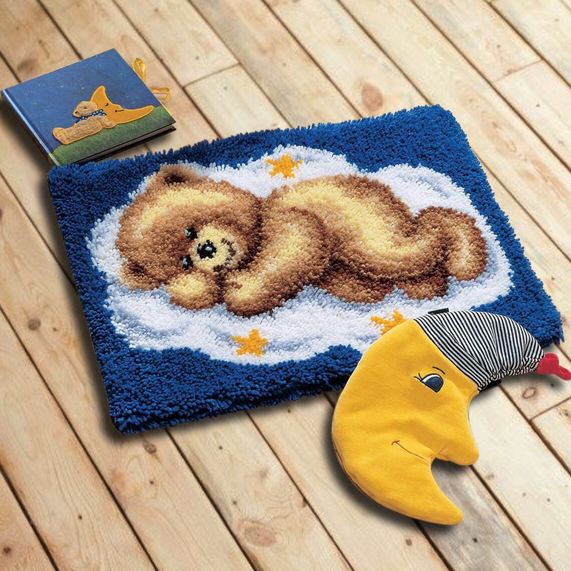 Latch Hook Rug Kit Latchhook kits for Home Decor Teddy Bear Etsy