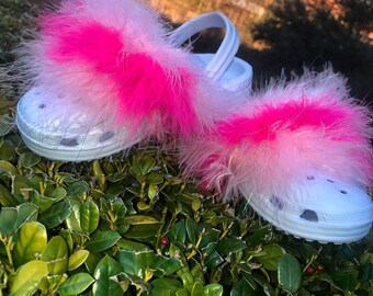 Fake fuzzy crocs Clearance