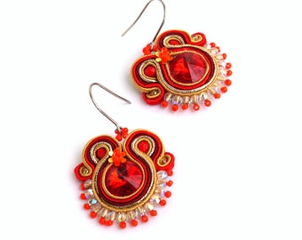 Pendientes De Cuentas Hechos A Mano Bodas De Joyas Novia De Pendientes De Cuentas Hechos A Mano Bodas De Joyas Novia De
