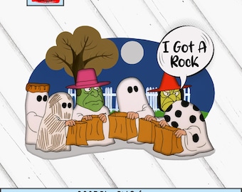 I Got A Rock PNG | Trick or Treat Graphic | Transparent PNG Digital Download for Shirts