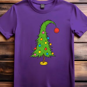 Grinch Christmas Tree PNG | Christmas Graphic | Transparent PNG Digital
