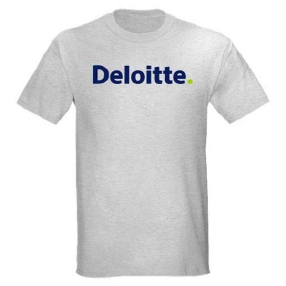 DELOITTE Audit Consulting Company Tshirt Etsy