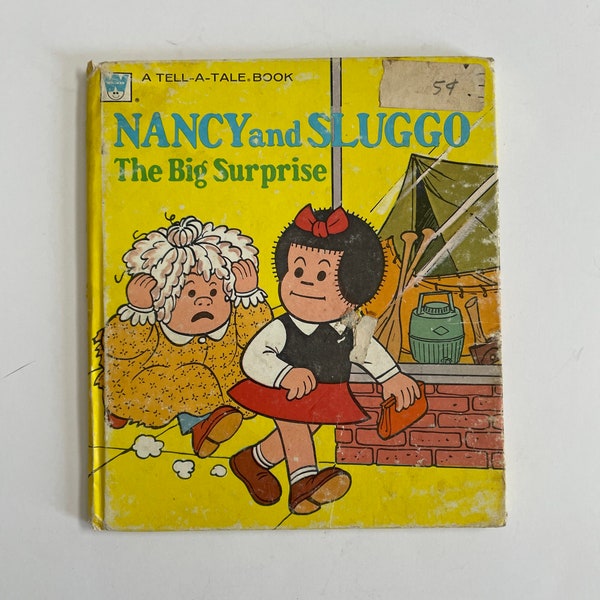 Nancy and Sluggo The Big Surprise a Tell-A-Tale Book Walt Disney Productions 1974 Vintage Book